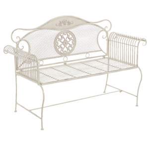 Sitzbank aus Metall von Home & Haus