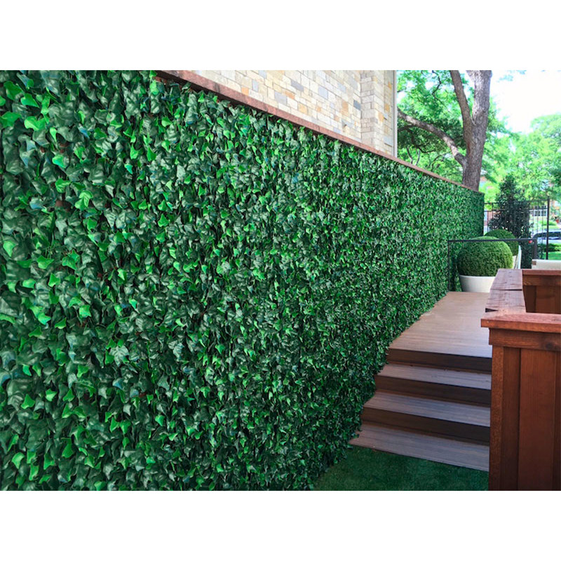 GreenSmart Dekor 2 ft. H x 2 ft. W Artificial Ivy Fence ...