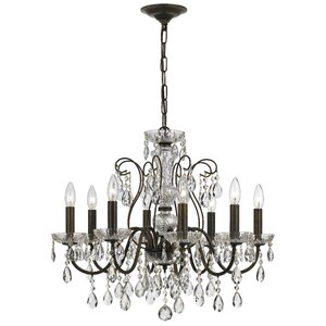 Benjamin 8-Light Crystal Chandelier