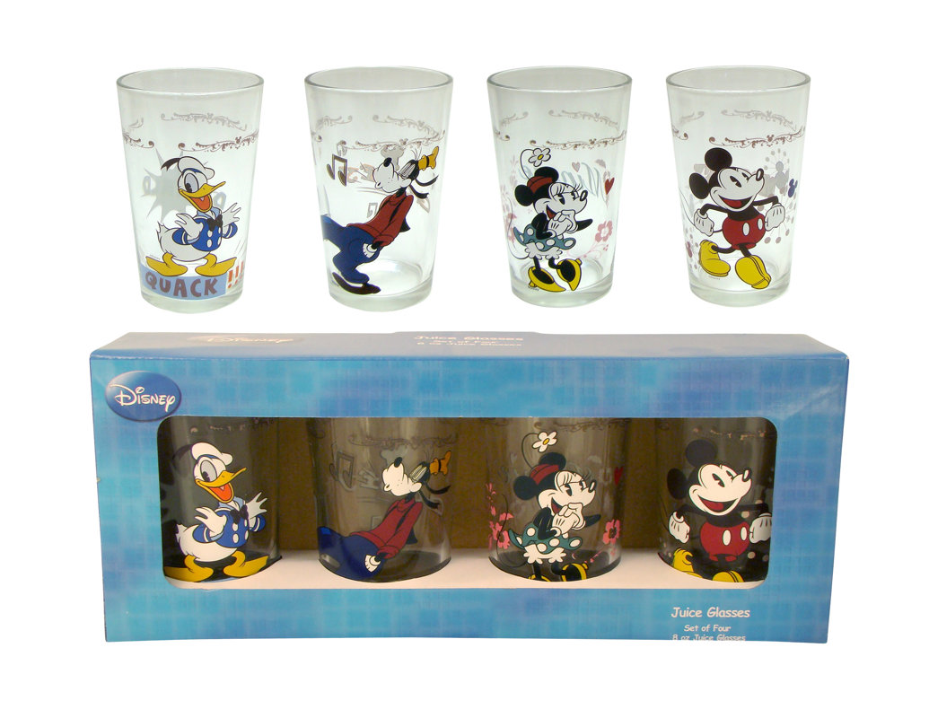 R Squared Disney 8 oz. Mickey and Friends Juice Glass Set & Reviews