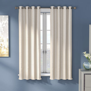 Napoleon Solid Max Blackout Thermal Grommet Single Curtain Panel