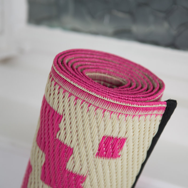 Riley Ave. Kenji Pink Outdoor Area Rug & Reviews Wayfair.co.uk