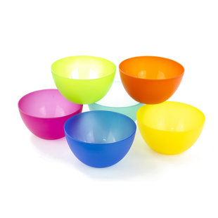 Microwave Safe Plastic Bowls Wayfair Carrollvalley Plastic Bowl Set Of 6