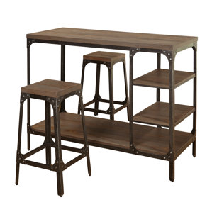 Terence 3 Piece Counter Height Dining ..