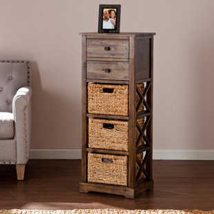 Storage Chest With Drawers Wayfair Stimson 2 Drawer Storage Chest 3 Basket Tower
