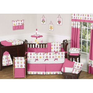 Night Owl 9 Piece Crib Bedding Set