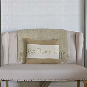 Be Thankful Lumbar Pillow