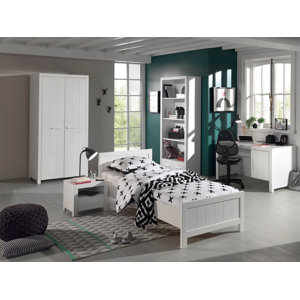 5-tlg. Schlafzimmer-Set Erik, 90 x 200 cm von Vi..