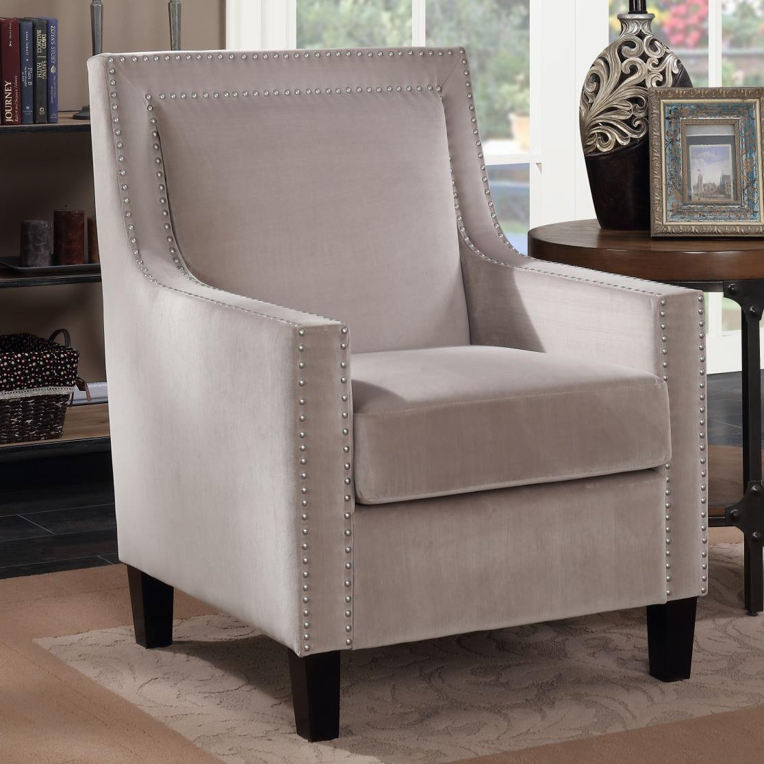 Ivy Bronx Trenton Velvet Arm Chair  Wayfair.ca