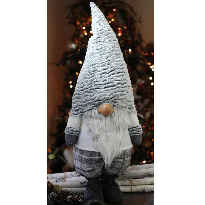 The Holiday Aisle 39 Winter S Beauty Oversize Gnome Cloth Table Top Decoration Wayfair