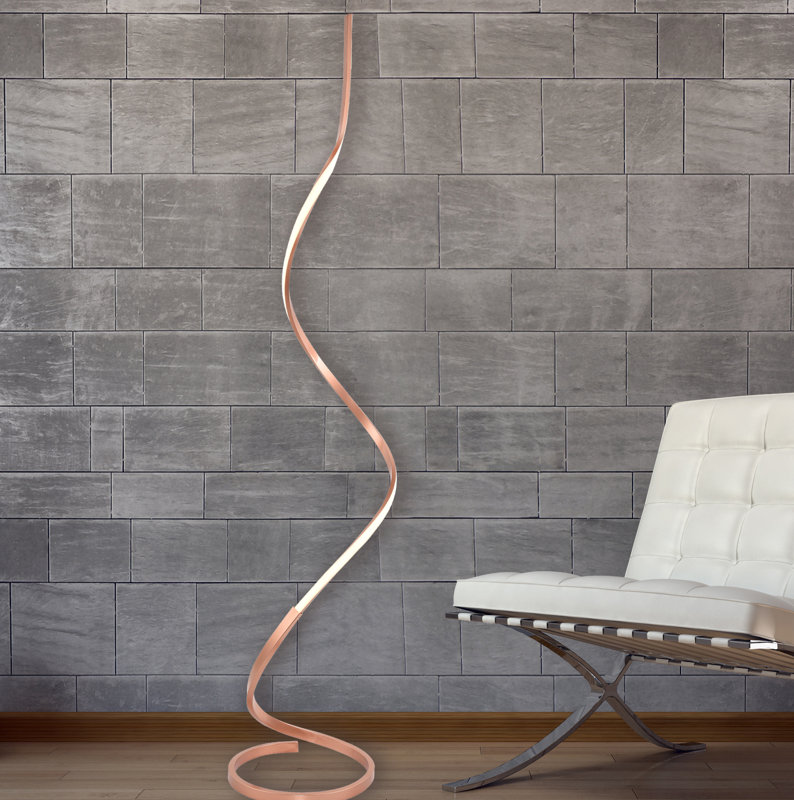 Orren Ellis Cathrine 63" LED Floor Lamp & Reviews | Wayfair