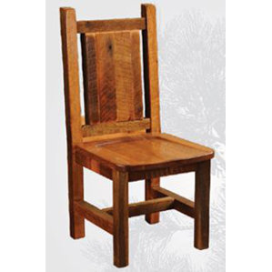 Artisan Barnwood Solid Wood Dining Chair by Fireside Lodge