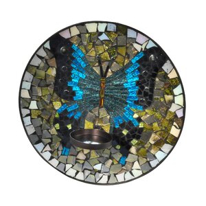 Mosaic Glass Sconce