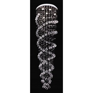 6-Light Crystal Chandelier