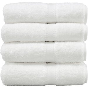 Turkish Cotton 4 Piece Bath Towel Set (Set of 4)