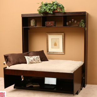 Murphy Bed Desk Combo Wayfair Modern Birch Murphy Bed