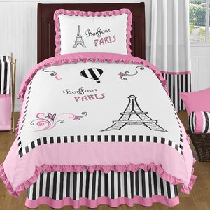 Paris 4 Piece Twin Comforter Set