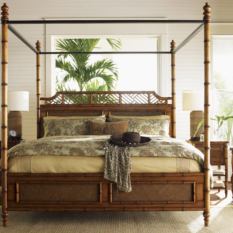 Poster Canopy Bed tommy bahama home island estates canopy bed & reviews | wayfair Poster Canopy Bed tommy bahama home island estates canopy bed & reviews | wayfair