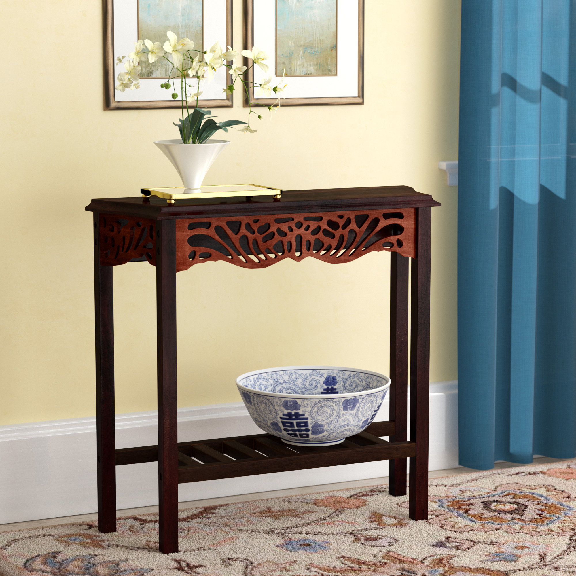 Winston Porter Langenfeld Entrance Wall Table Reviews Wayfair