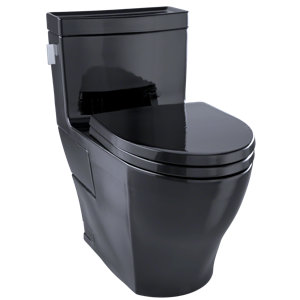 Aimesu00ae 1.28 GPF Dual Flush Elongated One-Piece Toilet