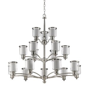 Giuliana 18-Light Shaded Chandelier