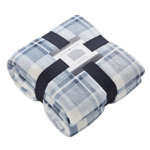 Printed Plush Throw