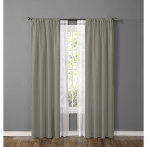 Made4You Solid Sheer Rod Pocket Curtain Panels