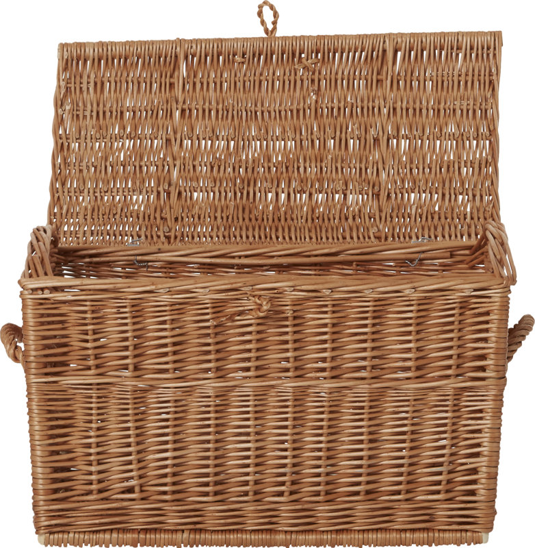Breakwater Bay Wicker Blanket Basket & Reviews Wayfair.co.uk