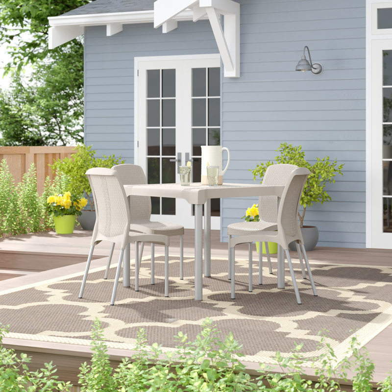 Abe Patio 5 Piece Dining Set