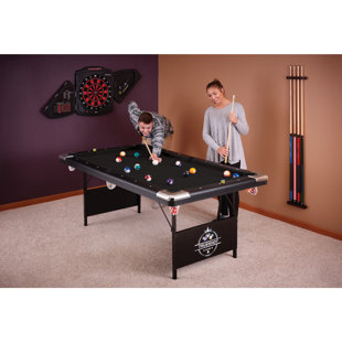 Foldable Pool Tables You Ll Love Wayfair Fat Cat Trueshot 6 3 Pool Table