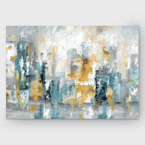 City Views Ii Painting Print On Wrapped Canvas Joss Main
