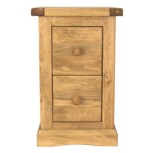 Nachttisch mit 2 Schubladen von Hazelwood Home