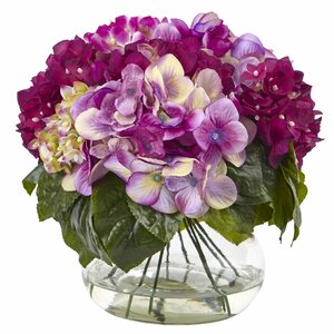 Hydrangea Arrangement in Vase