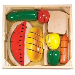 31 Piece Cutting Food Box Play Set