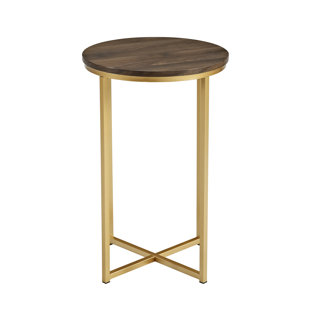 Rose Gold Side Table Wayfair Co Uk Andromeda Round Side Table