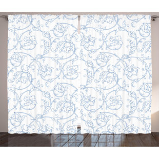 Large Print Floral Curtains Wayfair