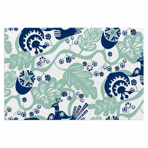 Agnes Schugardt Folk Bird Vector Doormat