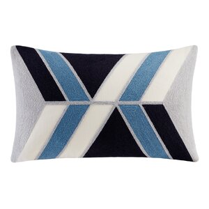 Aero Embroidered Lumbar Pillow