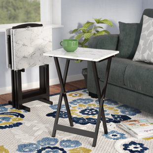 Tv Trays You Ll Love Wayfair Reitman 5 Piece Tv Tray Set