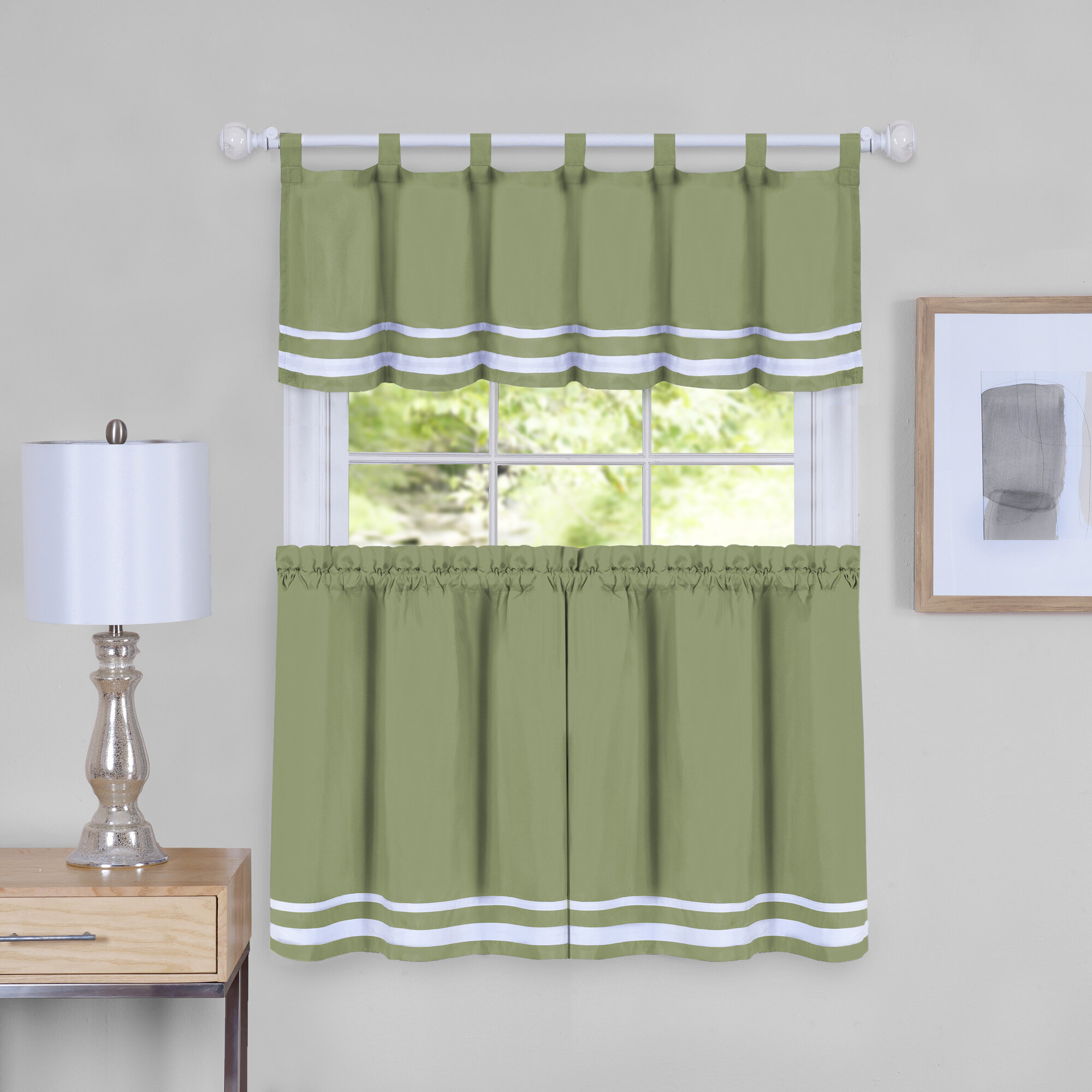 Boni 3 Piece Kitchen Curtain Set Joss Main