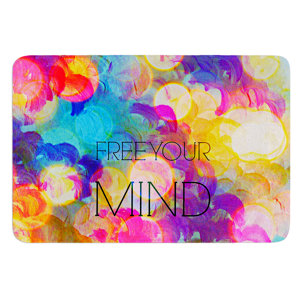 Free Your Mind by Ebi Emporium Bath Mat