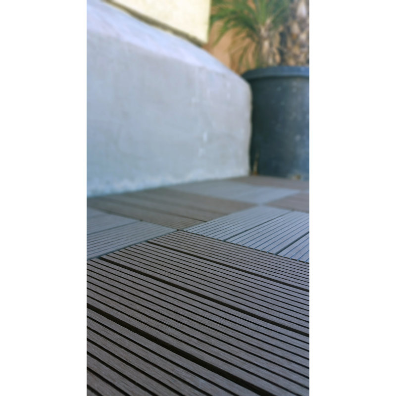 Vifah Composite Ipe 12 X Deck Tiles Reviews Wayfair Composite Ipe 12 X