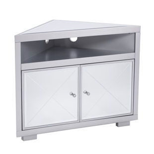 Modern Contemporary Small Corner Tv Stand Allmodern Reyes Corner Tv Stand For Tvs Up To 34