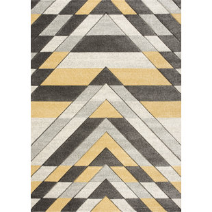 Grey And Mustard Rug Wayfair Co Uk Rosemary Hand Knotted Grey Mustard Rug