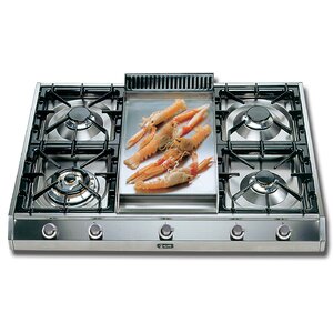 36 Gas Cooktop with 5 Burners
