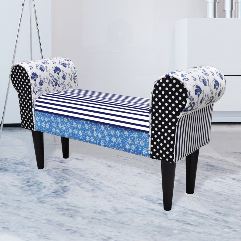 Home Etc Gepolsterte Schlafzimmerbank aus Holz & Bewertungen | Wayfair.de