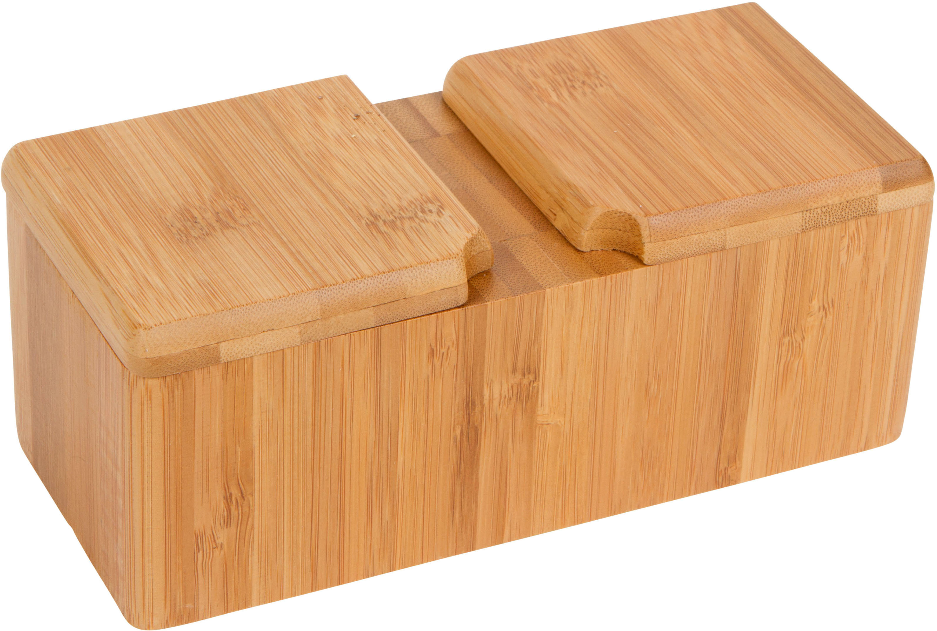 Trademark Innovations Bamboo Salt and Pepper Box & Reviews Wayfair
