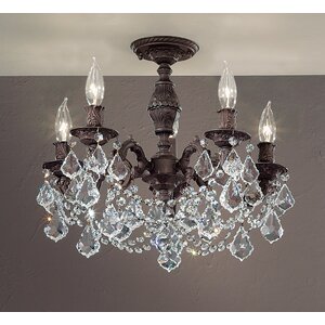 Chateau Imperial 5-Light Semi-Flush Mount