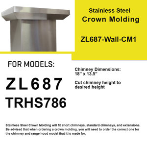 Range Hood Crown Molding Profile 1