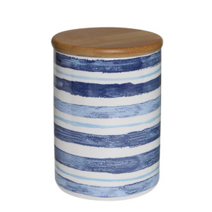 Fatima Striped Kitchen Canister